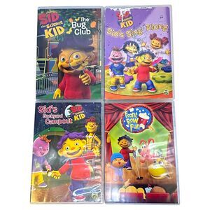 Lot of 4 Sid the Science Kid DVD Children’s Kids Movies
